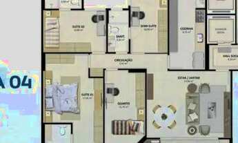 Imagem 2: Sky Residence Apartamento com 4 dormitórios