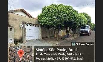 Imagem: MATAO - Casa Padrão - JARDIM POPULAR