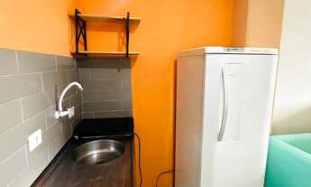 Imagem 1: Studio mobiliado para casal ao lado da caixa