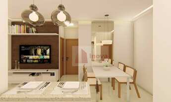 Imagem 7: Lindo Apartamento com 2 qtos/suíte/varanda gourmet à venda, 74 m² por R$ 391,020 - São Ped