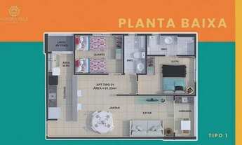 Imagem 7: CS - Edifício Aurora Ville Residence - 2 quartos (1 suíte)/ Área de lazer completa