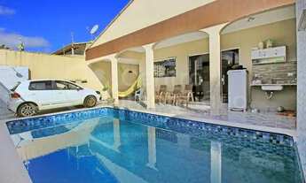 Imagem 2: CASA com piscina e 3 quartos em Peruíbe, no bairro Balneario Josedy