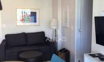 Imagem: Flat com 1 dormitório para alugar, 38 m²