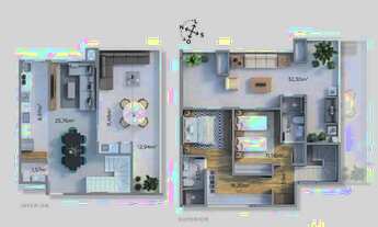 Imagem 7: Cobertura Duplex 2 suítes com 148m² à venda no São Francisco, Curitiba/PR