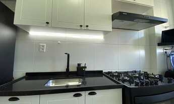 Imagem 4: Apartamento com 2/4 em 52m² 1 vaga de garagem mobiliado e decorado (porteira fechada)