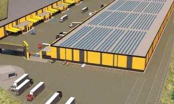 Imagem 6: Área com projeto 150 mil m.Galpões em cotia km53 rod Bunjiro Nakao 32modulos 60. milhões