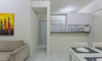 Imagem 4: Flat 302, 6º pavimento, com 2 quartos, próximo a praia. distando 8 minutos a pé mar