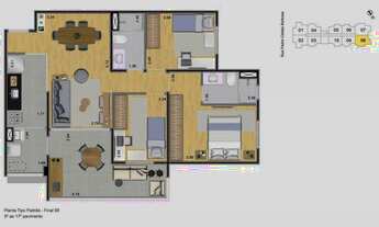 Imagem 6: Apartamento, 3 Dorms, 1 suite, 2 vagas de garagem - São Paulo - SP