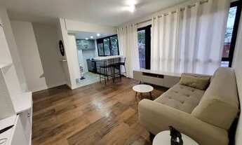 Imagem 4: Apartamrnto, mobiliado, para locação, na Vila Madalena, em rua mais cobiçada do bairro