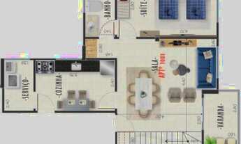 Imagem 7: Cobertura para Venda em Juiz de Fora, Jardim Glória, 3 dormitórios, 3 suítes, 3 banheiros