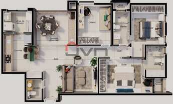 Imagem 3: Apartamento para venda com 3 quartos em Santa Mônica - Uberlândia - MG