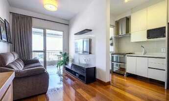 Imagem 5: Pinheiros Apartamento com 2 dormitórios 77m²,com 1 suíte, 1 vaga , encontra-se mobiliado