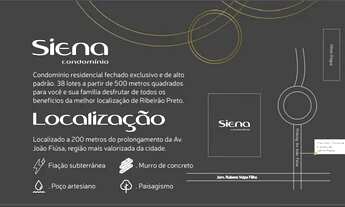 Imagem 3: Terreno em Condomínio para Venda em Ribeirão Preto, Condomínio Siena