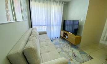 Imagem 5: Apartamento com 2/4 em 52m² 1 vaga de garagem mobiliado e decorado (porteira fechada)