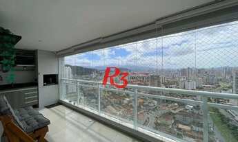 Imagem 3: Apartamento com 4 dormitórios à venda, 131 m² por R$ 1.555.000,00 - Marapé - Santos/SP