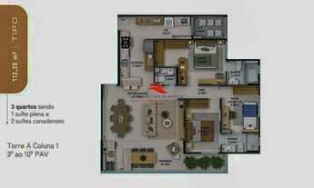 Imagem 3: Apartamento à venda no bairro Jardim Camburi em Vitória/ES