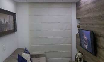 Imagem 2: Ap totalmente mobiliado com coifa, cooktop de indução, forno embutido e pedra de Silestone