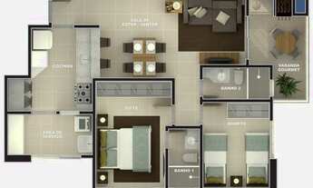 Imagem 3: Sofisticação com a melhor localização do Santa Mônica