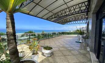 Imagem 2: Barra da Tijuca! Cobertura frontal mar com 1080m² e 6 vagas na escritura. Vista cinematogr