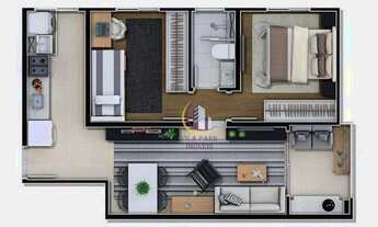 Imagem 2: Apto 2 dorms com varanda e lazer completo, lindo acabamento