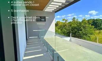 Imagem 6: Casas em Condomínio no Eusébio com 4 Suítes, Sendo 1 Suíte Master \ Ampla Varanda no S0LA