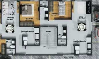 Imagem 7: Morar no Bessa com área de lazer, 1, 2 e 3 qtos, 2 Térreos e 2 duplex a 400m da praia!