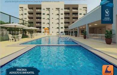 Imagem 2: 042/Lindos apartamentos à venda no alto do calhau, 52m², 2 quartos, 2 banheiros sendo 1 su