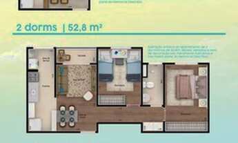 Imagem 7: Apartamento para venda 53 metros quadrados com 2 quartos -Residencial Harmonia últimas uni