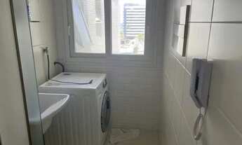 Imagem 2: Vista Mar. 1/4, sala, varanda, lavabo, wc social, cozinha/área de serviço, uma