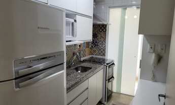 Imagem 6: Locação apto andar alto com 66 m2 e 1 vaga, totalmente mobiliado e decorado