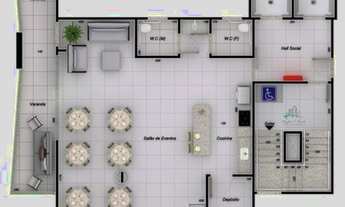 Imagem 2: Apartamento MONTADO - 3 QUARTOS - SANTA MÔNICA