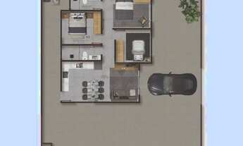 Imagem 4: CASA À VENDA COM 2 DORMITÓRIOS, SENDO 1 SUÍTE, 63m², R$385.000,00, BAIRRO ITAJUBA, BARRA