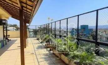 Imagem 3: Cobertura com 4 dormitórios para alugar, 286 m² por R$ 8.185,00/mês - Itacoatiara - Niteró