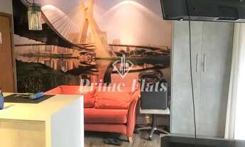 Imagem 3: Flat disponível para locação no Estanplaza Funchal Faria Lima, com 28m², 1 dormitório e 1