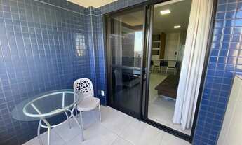 Imagem 6: Quarto e sala mobiliado para aluguel na Ponta Verde