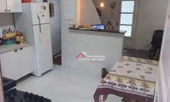 Imagem 2: Casa com 2 dormitórios à venda, 76 m² por R$ 425.000 - Ponta da Praia - Santos/SP