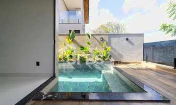 Imagem 3: Casa à venda Condomínio Parqville Jacarandá 3 suítes, piscina aquecida com hidromassagem