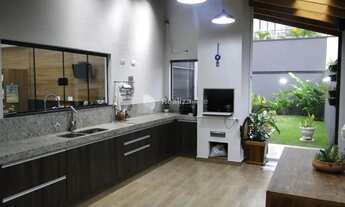 Imagem 2: DR - Casa Térrea Nova com 215 m², 3 suítes, espaço gourmet - Condomínio Residencial Monte