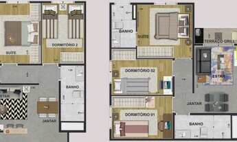 Imagem 2: Cajamar - Aptos 2 dorm. varanda e vaga a 227mil