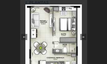 Imagem 4: Apartamento para venda com 69 metros quadrados com 3 quartos em Jatiúca - Maceió - Alagoas