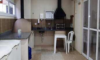 Imagem 3: Imóvel com 48 m² (interno) e 11 m² de garagem coberta, com portaria 24 horas, salão de fes