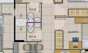 Imagem 4: Apartamento 03 quartos e 02 Vagas de Garagem com Vista pra o Mar no Barro Duro, Serraria