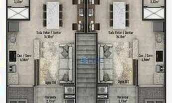 Imagem 6: Apartamento com 2 dormitórios à venda por R$ 300.000 - São Vicente - Itajaí/SC