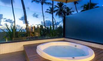 Imagem 5: Altamare - Frente mar - Térreo com jacuzzi - 65m - acomoda 4 pessoas - Altos ganhos com di