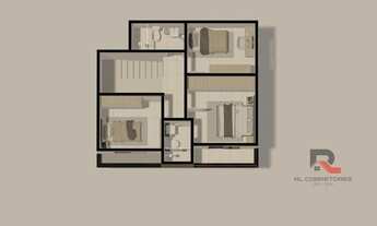 Imagem 3: Sobrado para Venda em Curitiba, Xaxim, 3 dormitórios, 1 suíte, 3 banheiros, 1 vaga
