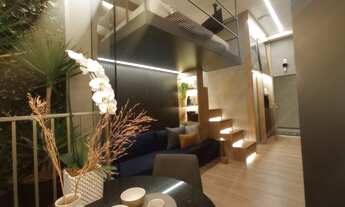 Imagem: No Paraíso Studio 24 m² Pé direito