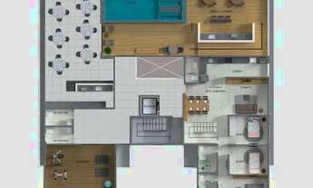 Imagem 4: 2 quartos 59,56m² a 100m praia intermares