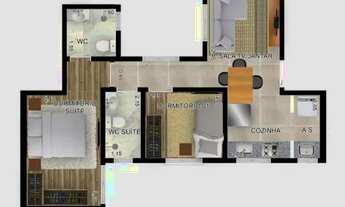 Imagem 4: Cobertura com Dormitorios em Santa Maria , Santo André