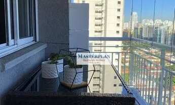 Imagem 5: Apartamento com varanda 44 m2 a.u - 1 dormitório - 1 vaga - R. Soberana - Brooklin