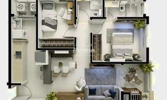 Imagem 4: Apartamento à venda, 2 quartos, 1 suíte, 2 vagas, Patrimônio - Uberlândia/MG